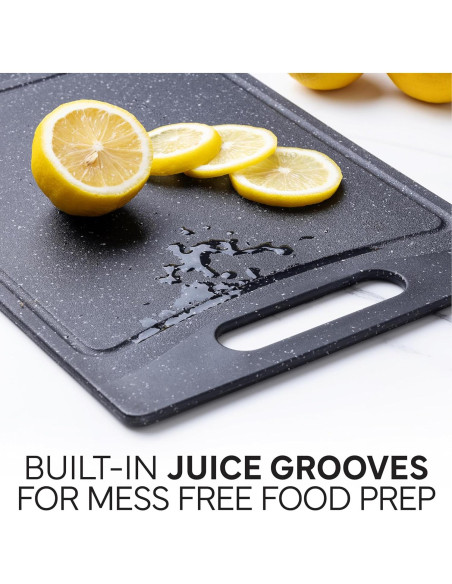 Juego de 3 Tablas de Cortar Antideslizantes COOK WITH COLOR