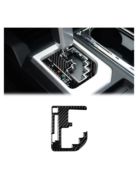 Sticker de Fibra de Carbono SUNJIKA para Consola Toyota Tundra 2014-2021