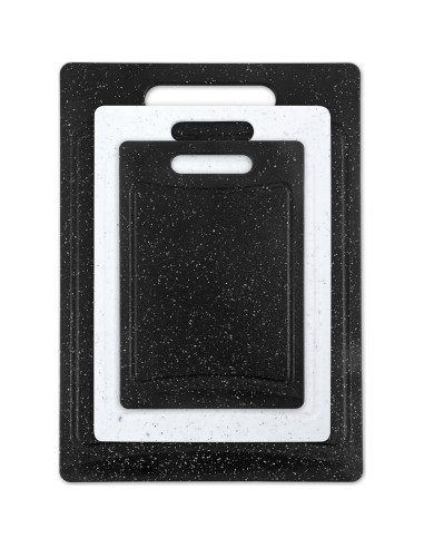 Juego de 3 Tablas de Cortar Antideslizantes COOK WITH COLOR