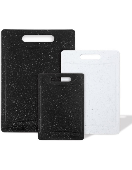 Juego de 3 Tablas de Cortar Antideslizantes COOK WITH COLOR