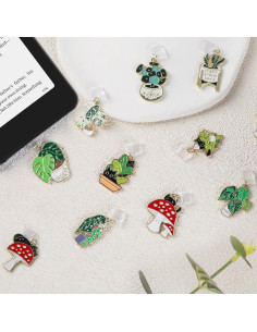 Charm de Tapón de Polvo USB-C TAKEALOOKO - 10 Piezas Gato Negro 2