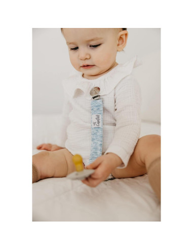 Clip de Chupete Copper Pearl 3-Pack - Acero Inoxidable Lennon