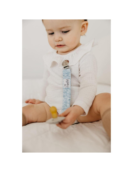 Clip de Chupete Copper Pearl 3-Pack - Acero Inoxidable Lennon