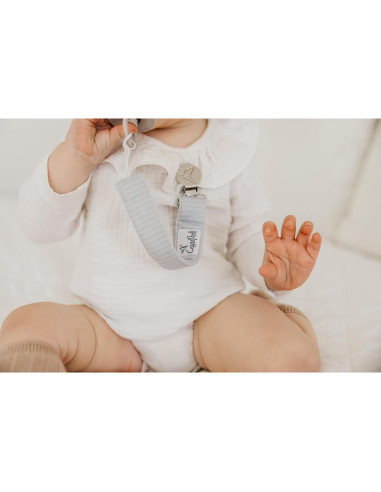 Clip de Chupete Copper Pearl 3-Pack - Acero Inoxidable Lennon