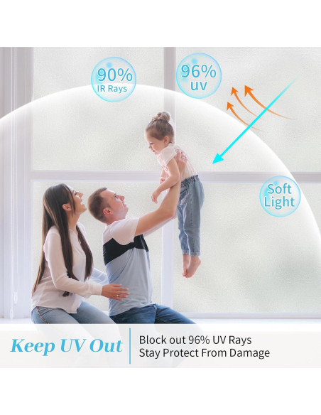 Película de Privacidad para Ventanas Bloss 30x200 cm Esmerilada