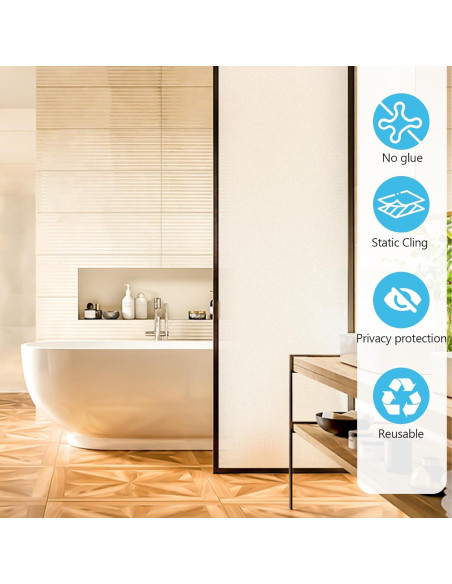 Película de Privacidad para Ventanas Bloss 30x200 cm Esmerilada