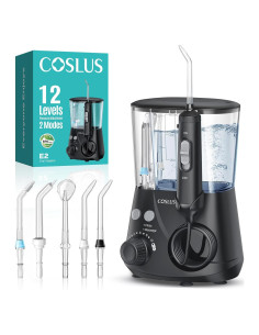 Irrigador Dental COSLUS E2 - 2 Modos, 12 Niveles, 600ml