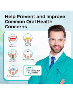 Irrigador Dental COSLUS E2 - 2 Modos, 12 Niveles, 600ml 2