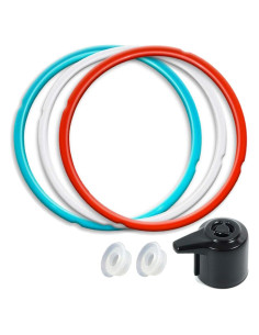 Anillo de Sellado de Silicona Newkiton 6QT Paquete de 3