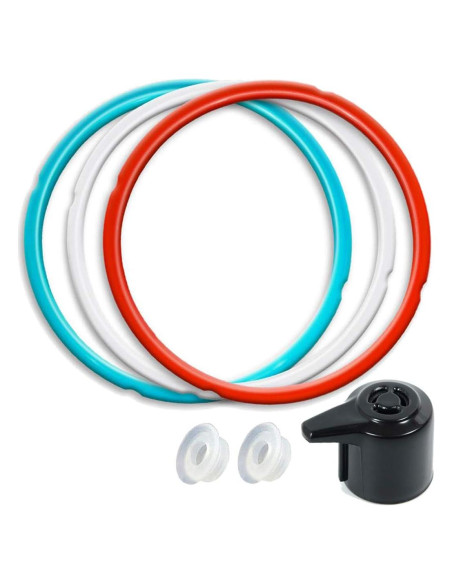 Anillo de Sellado de Silicona Newkiton 6QT Paquete de 3