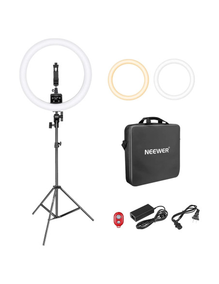 Luz de Anillo LED Neewer 16" con Control Táctil y Soporte