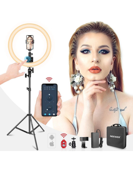 Luz de Anillo LED Neewer 16" con Control Táctil y Soporte