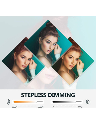 Luz de Anillo LED Neewer 16" con Control Táctil y Soporte