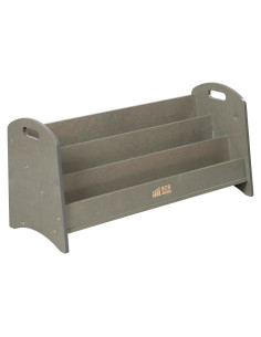 Estantería de Libros ECR4Kids 3 Estantes Lavado Gris