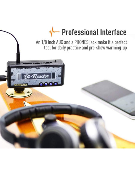 Amplificador de Auriculares SONICAKE QAP-5 Bi-Reactor USB 5W