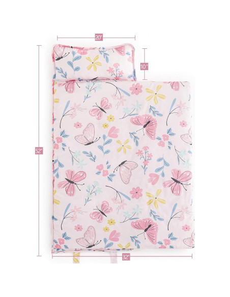 Colchoneta para Siesta PHF Mariposa 132x51 cm para Niños