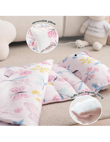 Colchoneta para Siesta PHF Mariposa 132x51 cm para Niños