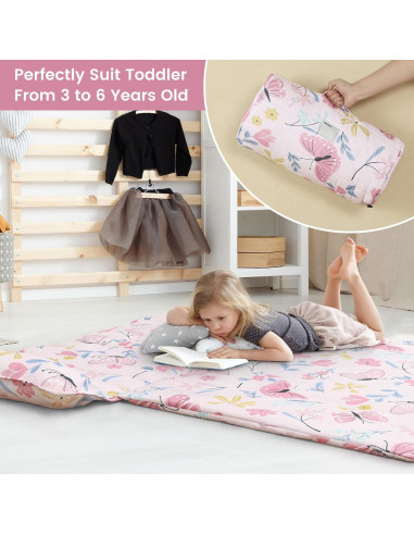 Colchoneta para Siesta PHF Mariposa 132x51 cm para Niños