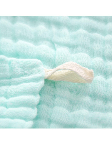 Toallitas para Bebés MUKIN - Algodón Muselina 30x30 cm - Paquete de 10