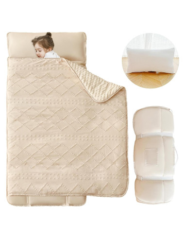 Colchoneta para Siesta Acolchada Cozyholy Beige 140x58cm