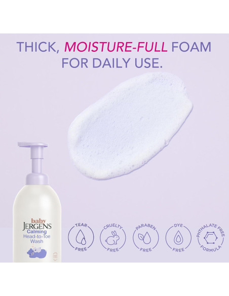 Jabón y Champú Espumoso Jergens Baby 532 ml - Sin Lagrimas