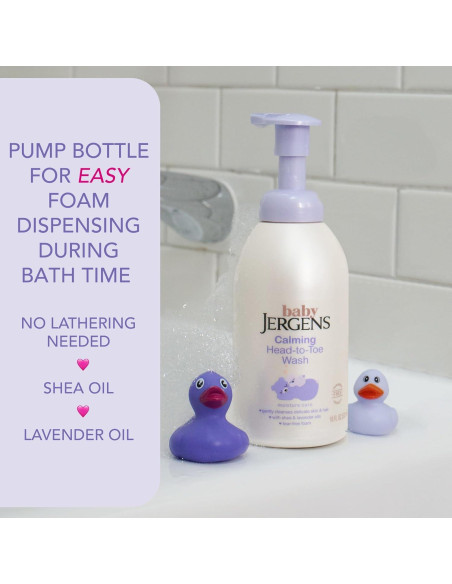 Jabón y Champú Espumoso Jergens Baby 532 ml - Sin Lagrimas