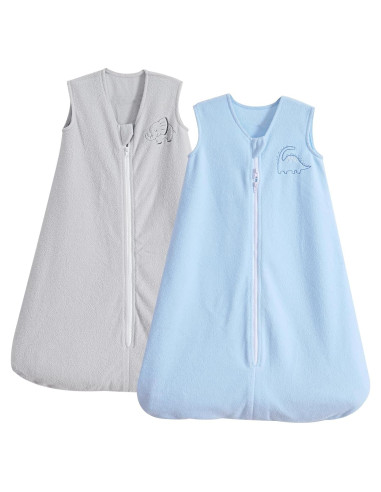 Saco de Sueño PHF Microforro Térmico Bebés 0-6 Meses 2 Piezas