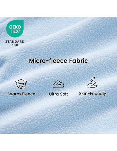 Saco de Sueño PHF Microforro Térmico Bebés 0-6 Meses 2 Piezas