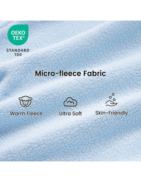 Saco de Sueño PHF Microforro Térmico Bebés 0-6 Meses 2 Piezas