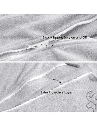 Saco de Sueño PHF Microforro Térmico Bebés 0-6 Meses 2 Piezas