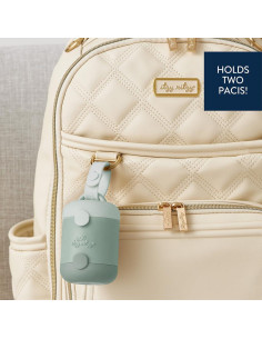 Estuche Sujetador de Chupetes Itzy Ritzy Doble Cara Salvia 2