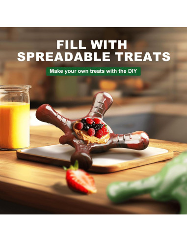 Juguete Masticable para Perros Quizvi Grande Nylon Bacon