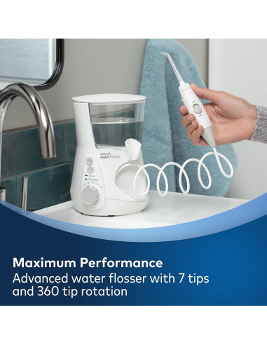 Hilo Dental Eléctrico Waterpik Nano Plus y Aquarius 650ml