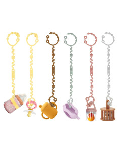 6 Correas de Silicona Ajustables para Bebé - Clips para Chupetes