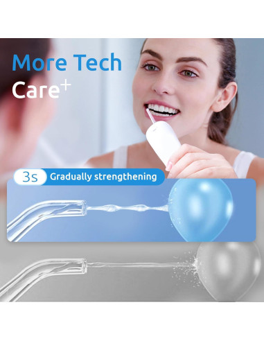 Hilo Dental Inalámbrico SYNHOPE ML16 6 Modos IPX7 Blanco