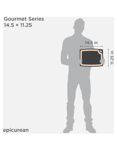 Tabla de Cortar Epicurean Gourmet 36.83x28.70 cm con Canal de Jugo 2