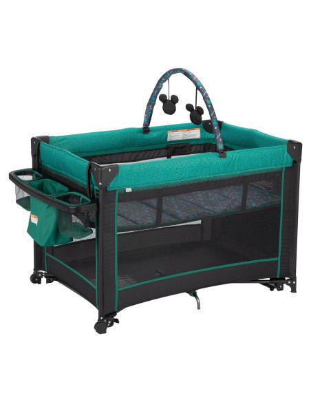 Parque Infantil 2-en-1 Disney Baby Mickey Mouse Cuna Mecedora