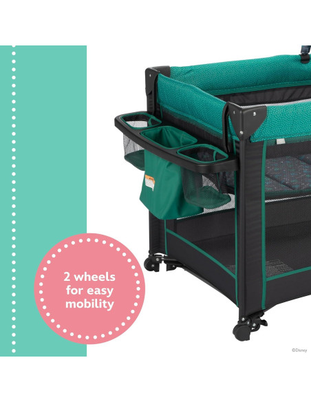 Parque Infantil 2-en-1 Disney Baby Mickey Mouse Cuna Mecedora