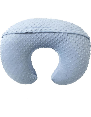 Almohada de Lactancia QUENESS BABY Azul Bebé 55.88x45.08 cm