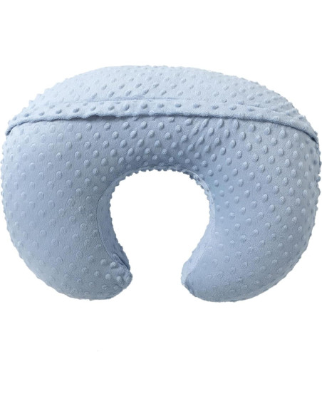 Almohada de Lactancia QUENESS BABY Azul Bebé 55.88x45.08 cm
