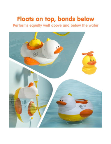 Juguete de Baño Duckie Humzo con 3 Patitos Rociadores