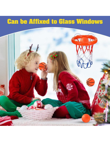 Aro de Baloncesto para Baño KSABVAIA con 4 Pelotas Blandas