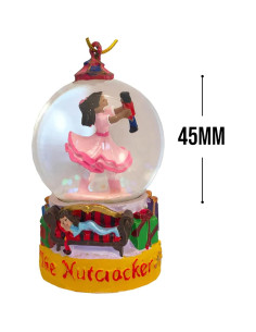 Bola de Nieve Cascanueces Clara Africana Americana 11.4cm 2