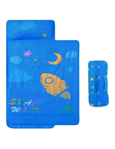 Colchoneta para Siesta Infantil Bella's Friends Azul 130x78cm