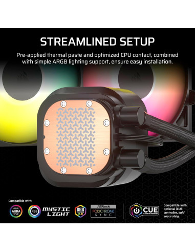 Enfriador de CPU Líquido CORSAIR Nautilus 240mm AIO ARGB