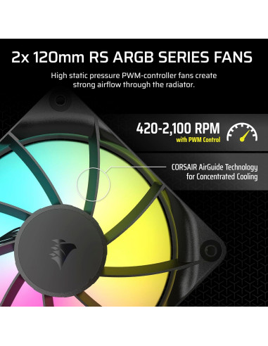 Enfriador de CPU Líquido CORSAIR Nautilus 240mm AIO ARGB