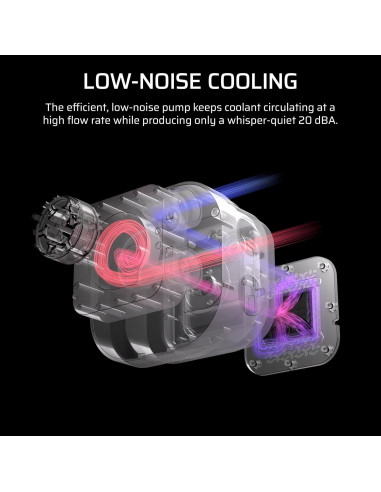 Enfriador de CPU Líquido CORSAIR Nautilus 240mm AIO ARGB