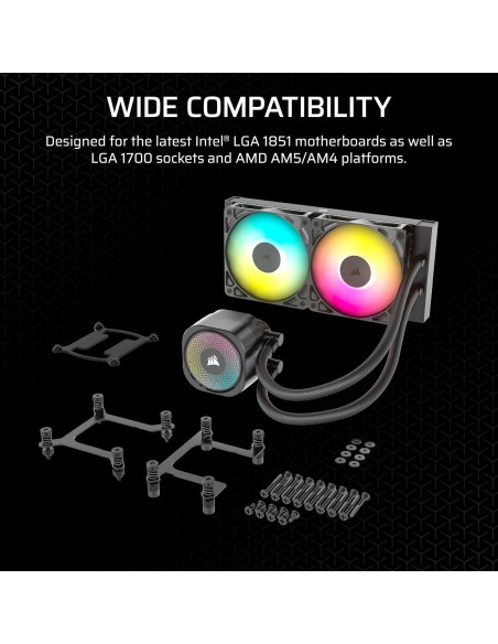 Enfriador de CPU Líquido CORSAIR Nautilus 240mm AIO ARGB