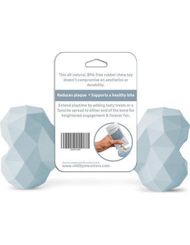 Juguete Masticable Rellenable Super BITE Azul para Perros