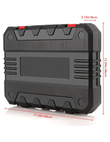Kit de Herramientas TLGREEN 198 Piezas con Caja de Almacenaje